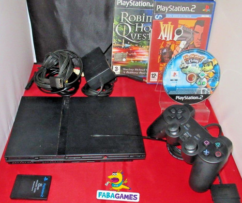 Ps2 console modello slim - ps2, +