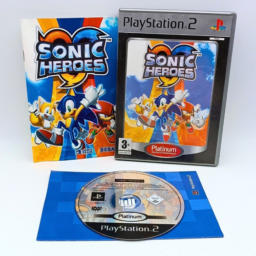 Sonic heroes ps2 platinum pal - ps2,
