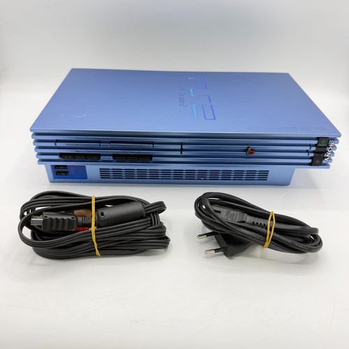 Console ps2 fat aqua - console,