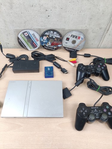 Console playstation ps2 slim - console, 2