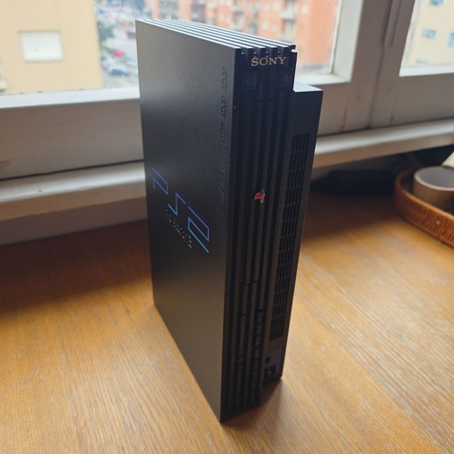 Console playstation fat - console, nera